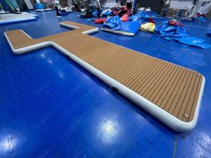 Buy cheap Customizable Inflatable Floating Dock PVC EVA Water Platform product
