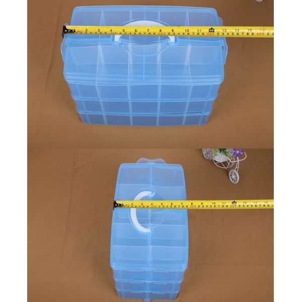 Parts Stocker Organizer PP Plastic Storage Box, pp EVA plastic adjustable plastic storage box, PLASTIC MESS ARTICLE TABL