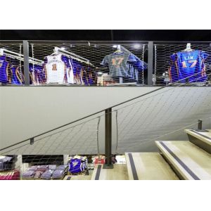 Durable Staircase Railing Balustrade Wire Mesh/Flexible Stainless Steel Cable
