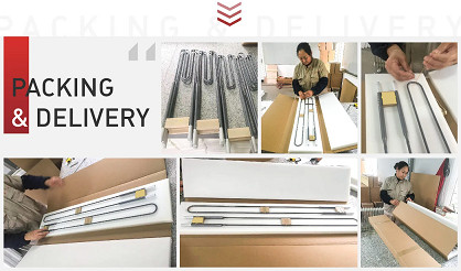 9mm Diameter Electric Furnace Heating Elements Molybdenum Disilicide Testing