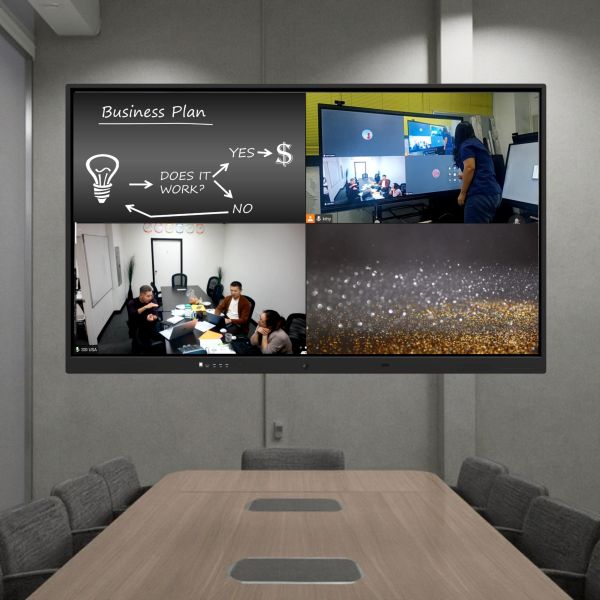 98 inch Interactive Flat Panel Basic Android System Writing Software with AI Function Cheaper Costs Powerful Function