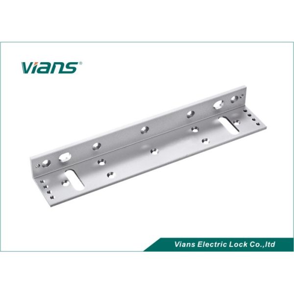 Access Control U Shaped Magnetic Lock Brackets Frameless Glass Door Installation