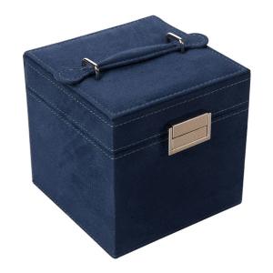 Storage / Packaging Leather Jewelry Box For Retail Black Color Customized Size