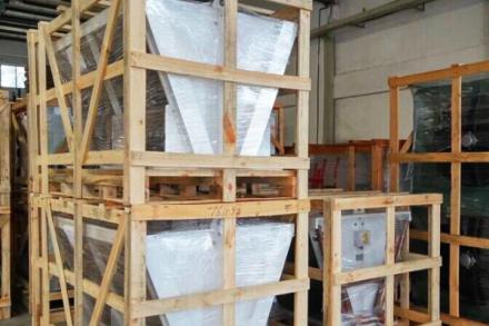 Aluminum Fin V Type Dry Cooler Air Condenser For Datacentre Server