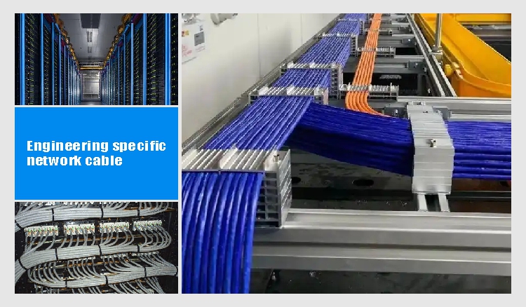 250MHz UTP CAT6 Cable 23AWG Extend To 550MHz CMP PVC High Speed Lan Cable 1000FT