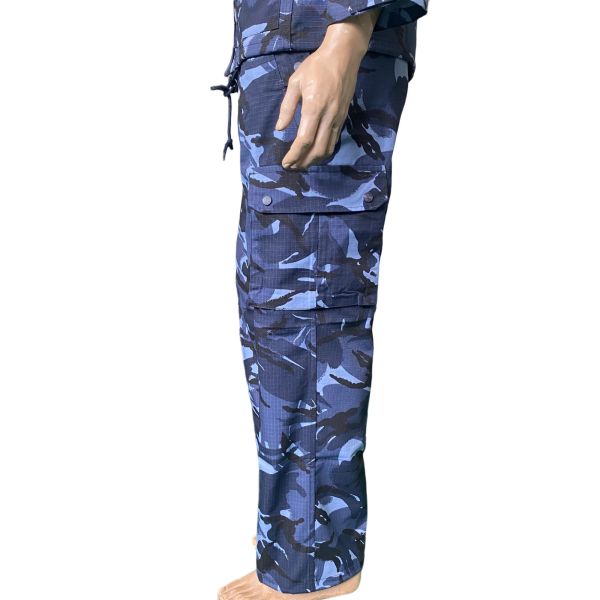 Blue Camouflage Military Army Uniform XS - 4XL Waterproof Tactical Uniform Set