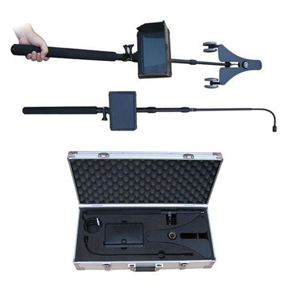 Black Under Vehicle Inspection System For Hotel / Exhibition Center Security Check