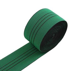Buy cheap Green Upholstery Elastic Webbing PP 2 Inch Polypropylene Webbing product
