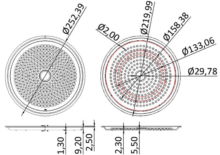 200W High Bay Light Lens With SMD 3030/2835 LED Chips And IP65 Rating For Outdoor