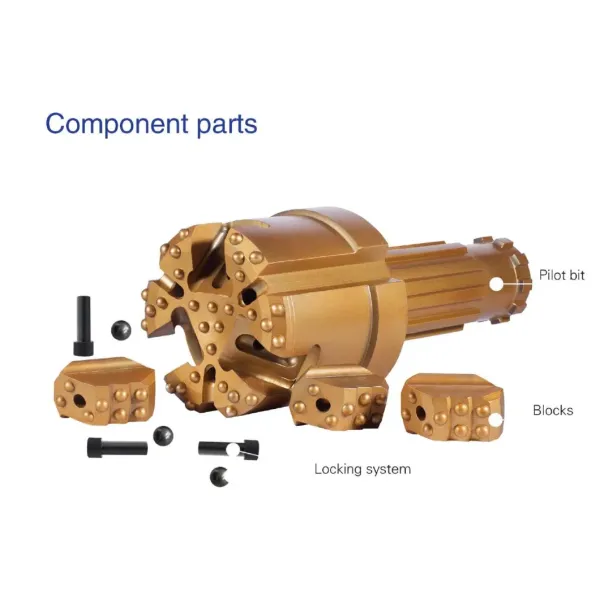 GL380-259-250 Overburden Casing System With Sliding Blocks Drill Bit Down The Hole