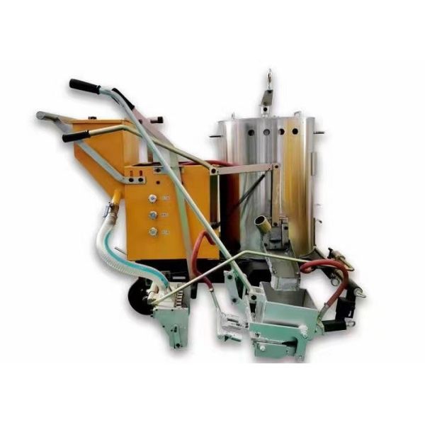 Hand Pushing Thermoplastic Pavement Road Line Marking Equipment 125L Tank