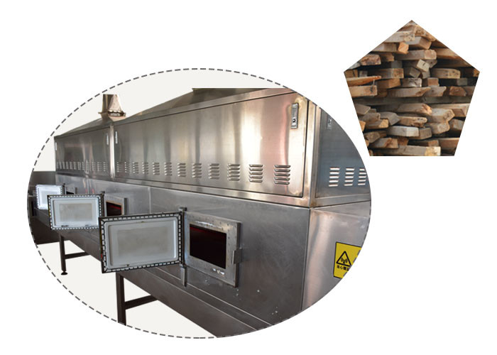 China CE Certification Microwave Wood Drying Equipment One Year Warranty on sale
