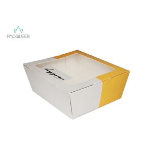Fully Customized To Go Disposable Containers Cake / Sweeties Paper Boxes