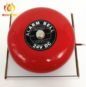 China Audio Alarm ≥95dB Firefighter Rescue Equipment 8 200mm Conventional Red Alarm Bell on sale