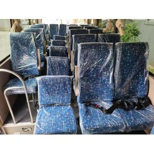 CCC Fabric Folding Bus Passenger Seat For Toyota Coaster