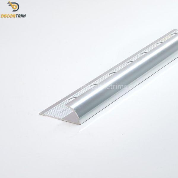 Polish Silver Aluminium Tile Trim For External Wall Corner Edge Protection