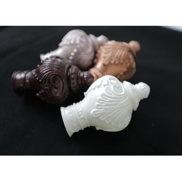 Decorative Classical Four Inch Window Curtain Rail Finials