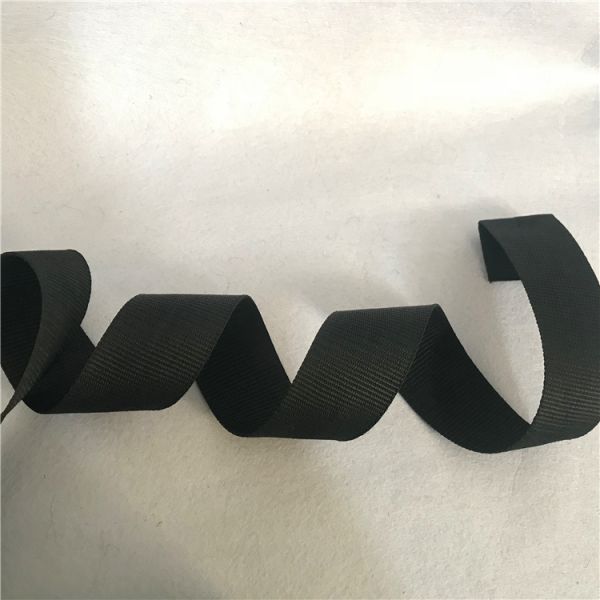 PP Tape Black Color Plastic Webbing For Patio Chairs 50mm Width 50g/M