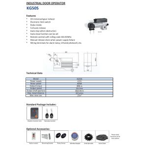 Automatic Industry Sectional Rolling Door Operator