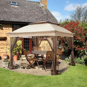 Buy cheap 11x11 Pop-Up Instant Gazebo Tent with Mosquito Netting Outdoor Canopy Shelter with 121 Square Feet of Shade product