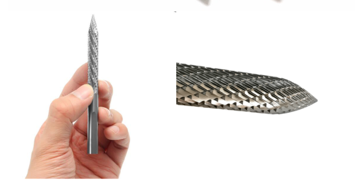 Tungsten Carbide Durable Tire Reamer Bit Safe And Reliable Tyre Grinding Tool Rubber Polishing