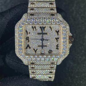 Buy cheap Nyc Cuban Diamond  Watch Santos BV Iced Out Moissanite Watch product
