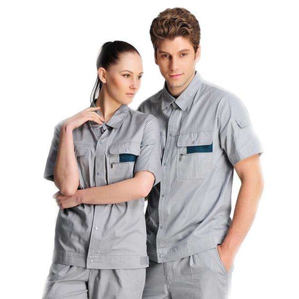 OEM Style Men Reflective Construction Worker Uniform Custom Cotton