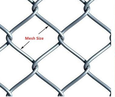 Chain Link Fence mesh 2.5" x 2.5" PVC and PE coated Orange Color Diameter 8gauge/4.00mm
