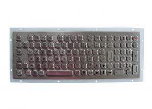 Buy cheap Vandal Resistant Panel Mount Keyboard Industrial Metal Keyboard For Information Kiosk product