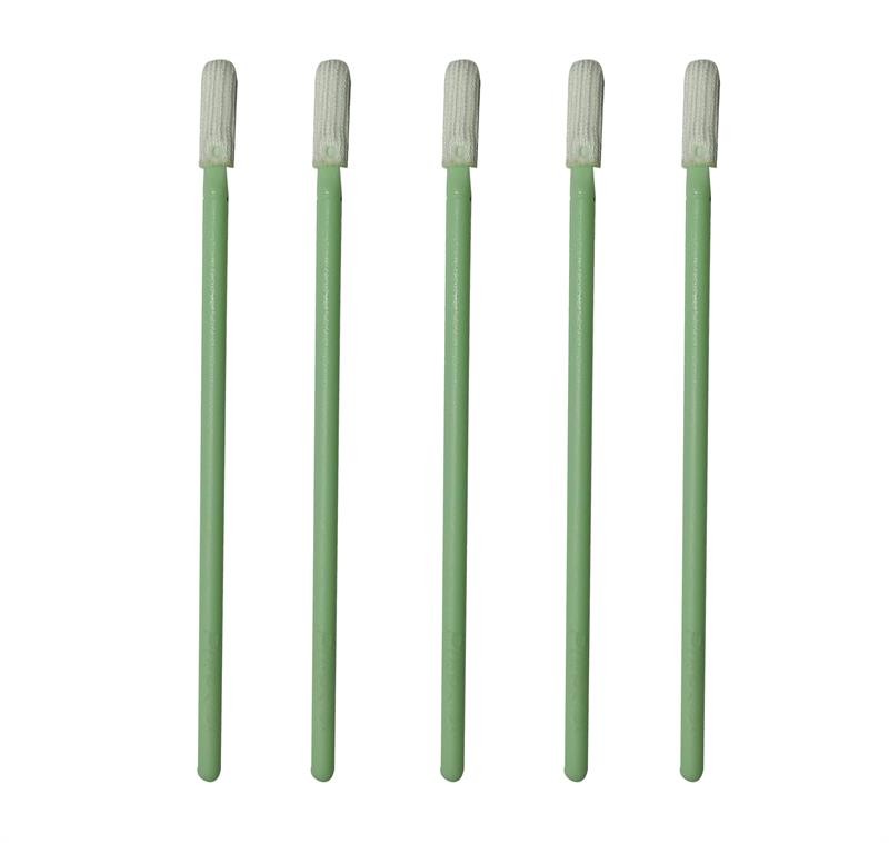 Cleanroom Swabs Cleanroom Consumables Polyester Tip Double / Single Layered
