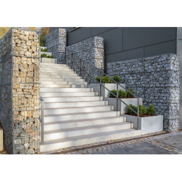 Decoration Gabion Fence Panels HDG Welded Wire Mesh Sheets 60X60mm 3.5mm Diameter