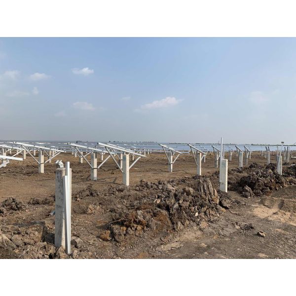 Aluminum Solar Panel Mounting System Easy Installation PV Mounting Structures