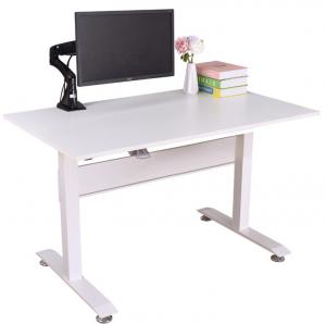 China Child Learning Pneumatic Height Adjustable Desk Wood Style For Study on sale