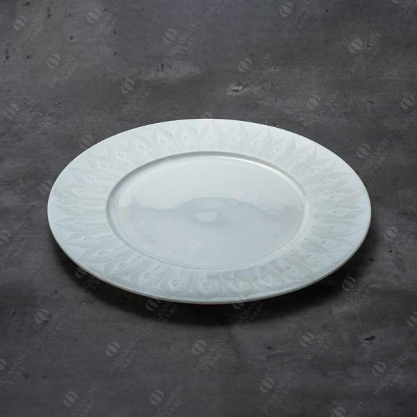 Phoenix Embossed Bone China Dinnerware Set 12pcs