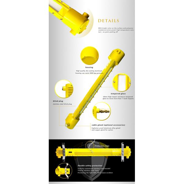 Factory Wholesale 80w ATEX Explos Proof Light Explosion Proof LED Flood Lighting
