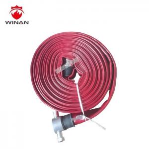 Buy cheap Flexible Double Jacket 1.5 Inch Fire Hose Reel PVC Lining Canvas product
