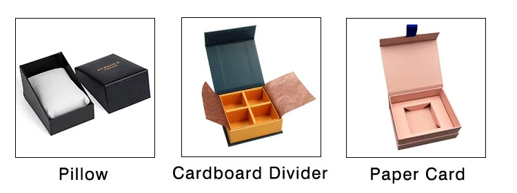 Rigid Cardboard Chocolate Box Two Piece Candy Plastic Tray Insert Box Custom Logo Food Packaging Food Lid and Base Box