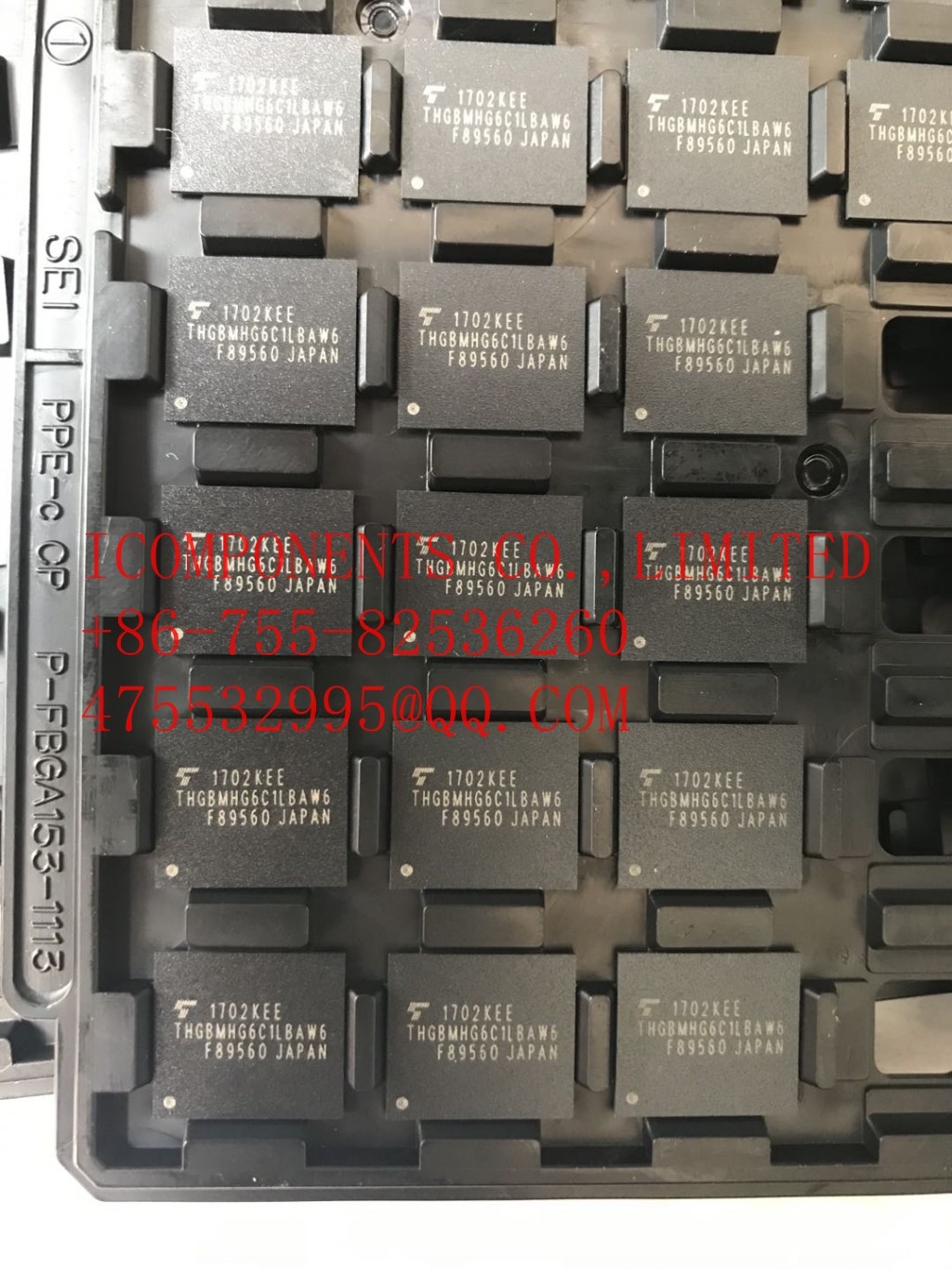 THGBMJG6C1LBAIL KIOXIA IC FLASH 64G MMC 52MHZ 153WFBGA NAND FLASH
