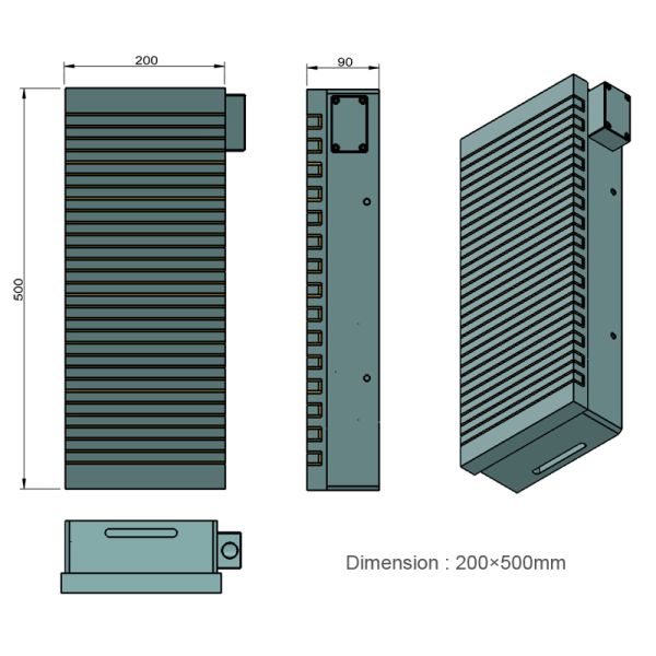 12pcs Milling Permanent Magnetic Chuck QHMAG 50mm Pole