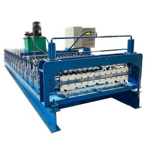 Buy cheap Double Layer Roofing Sheet Roll Forming Machine Aluminium product