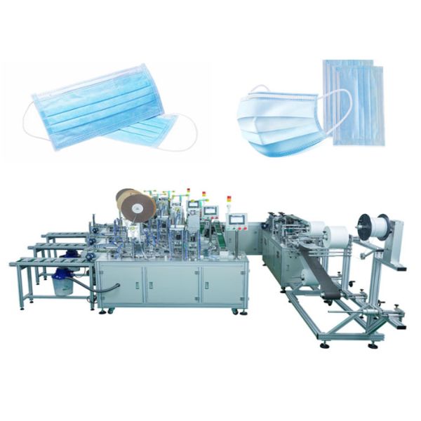 New Condition Disposable Medical Mask Making Machine Equipment Failure Rate 2%