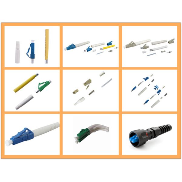 APC ODLC duplex Fiber Optic Connector with UPC Polishing / Black Boot