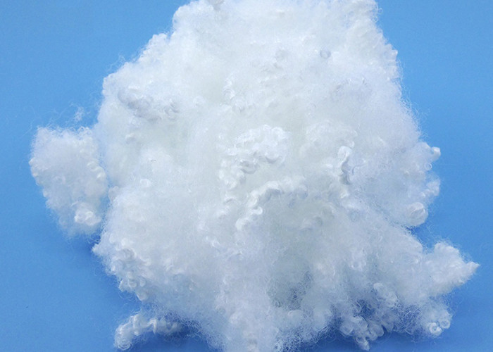 Hollow Conjugated Siliconized Fiber , 100% Virgin Polyester Hollowfibre 7Dｘ64ＭＭ