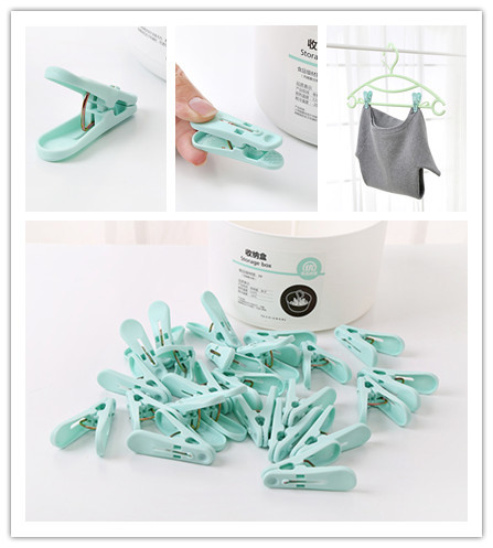 24pcs Clothes Hanger Clips Pegs