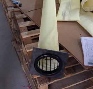 Buy cheap FMS 9806 DN130x6000mm high temperature dust filter bag used in crude iron making plant dust house product
