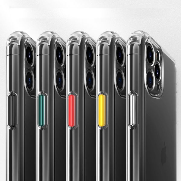 TPU Shockproof Phone Cases DIY Buttons Toughed Corners Shock Protective for Iphone 11 Pro