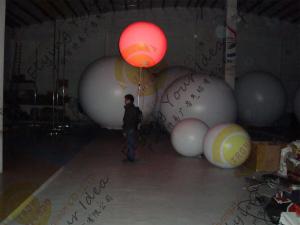 Buy cheap PVC Colorful Inflatable Balloon , Fireproof 0.18mm Thickness Advertising Balloon product