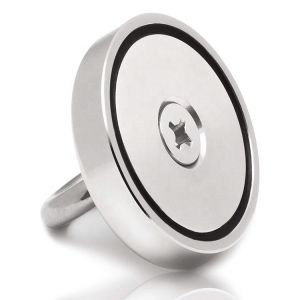 Buy cheap Single Side Neodymium Eyebolt Magnet NdFeB Fishing With Countersunk Hole product