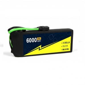China 6000mAh 3S 11.1V  75C RC Airplane Battery Pack With W/XT-90 Long Life on sale