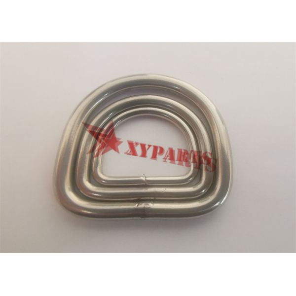 3 X 25 X 30 Mm Stainless Steel D Type Lacing Rings For Fixing Insulation Jackets